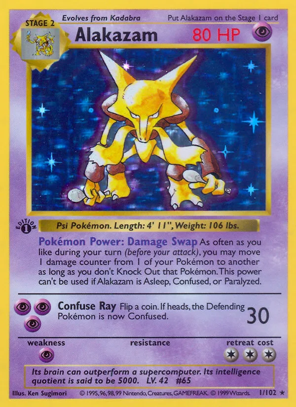 Alakazam, Base #001 / 102