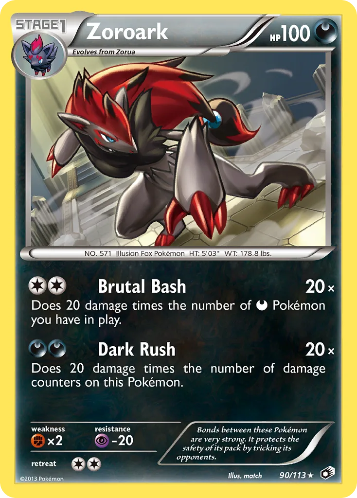 Zoroark, Legendary Treasures #090 / 113