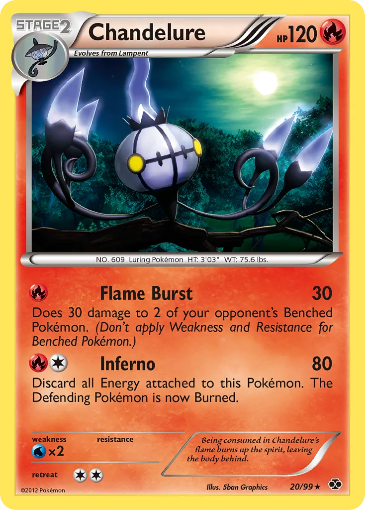 Chandelure, Next Destinies #020 / 99