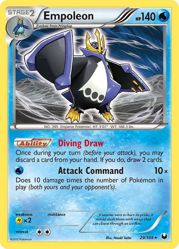 Empoleon, Dark Explorers #029 / 108