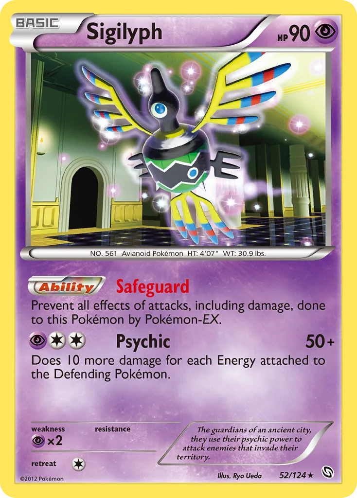 Sigilyph, Dragons Exalted #052 / 124