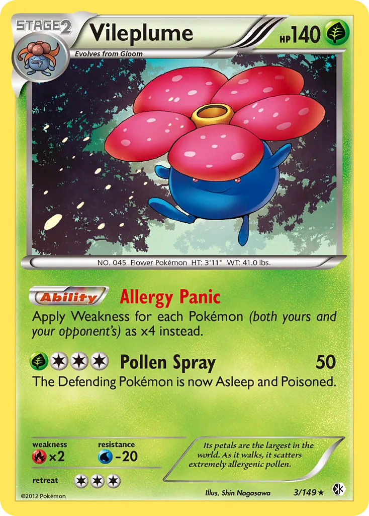 Vileplume, Boundaries Crossed #003 / 149