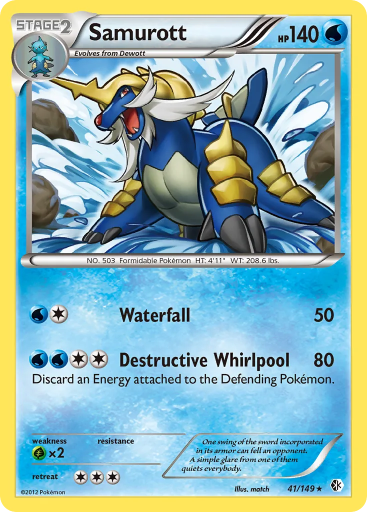 Samurott, Boundaries Crossed #041 / 149