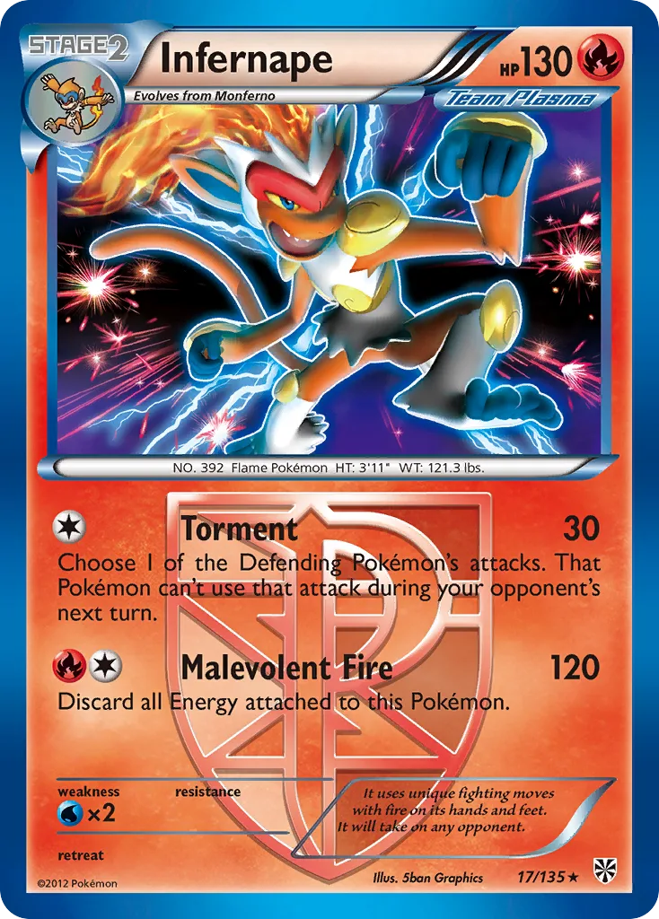 Infernape, Plasma Storm #017 / 135