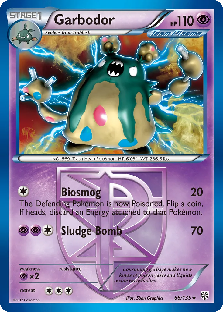 Garbodor, Plasma Storm #066 / 135