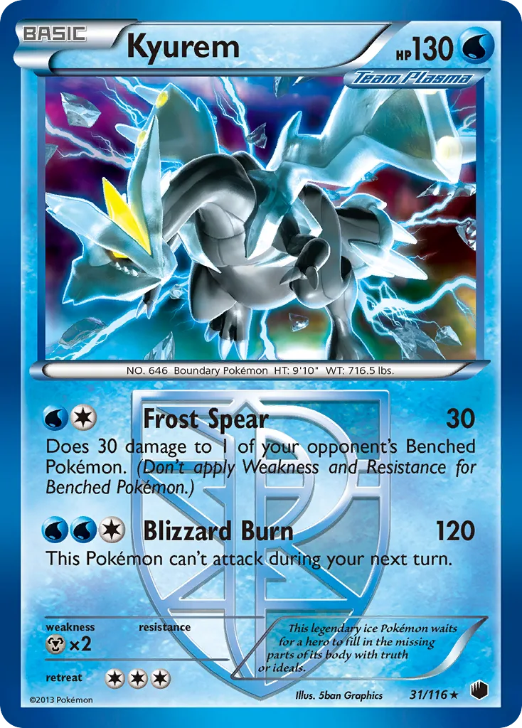 Kyurem, Plasma Freeze #031 / 116