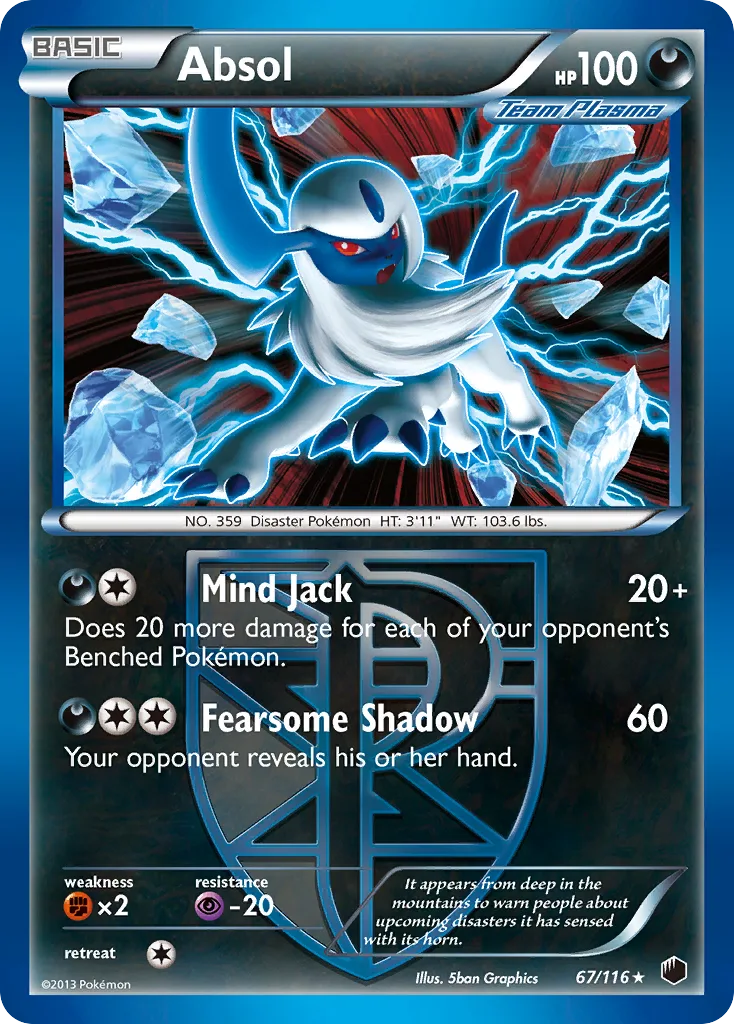 Absol, Plasma Freeze #067 / 116
