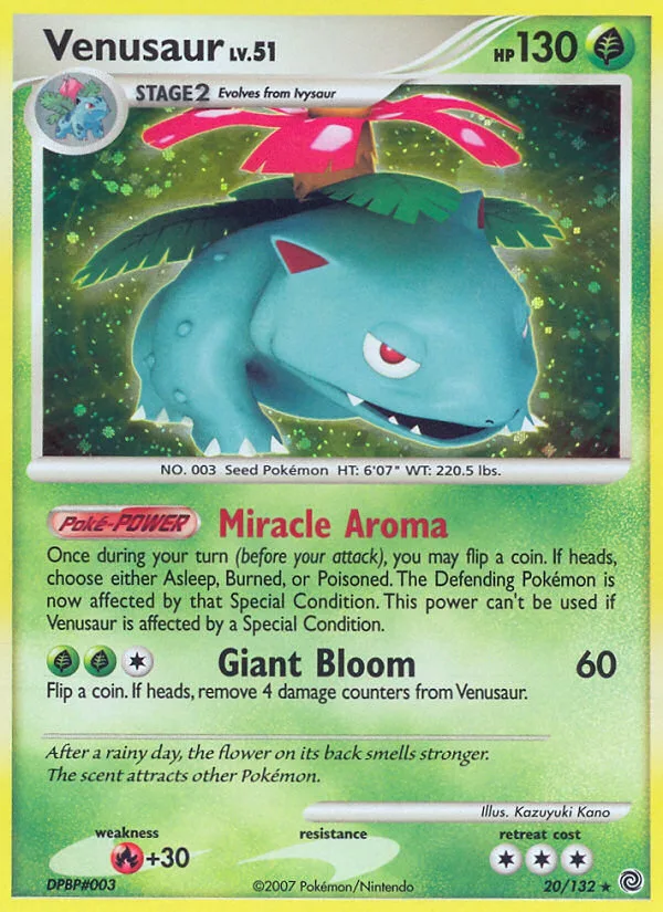 Venusaur, Secret Wonders #020 / 132