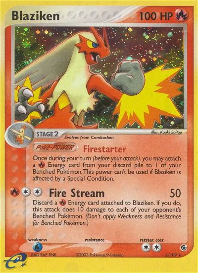 Blaziken, Ruby & Sapphire #003 / 109