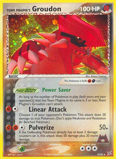 Team Magma's Groudon, Team Magma vs Team Aqua #009 / 95