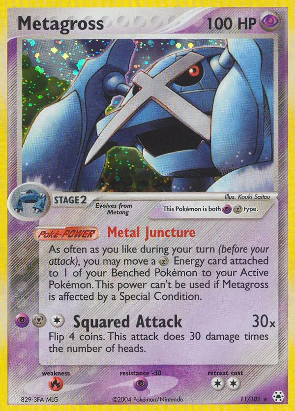 Metagross, Hidden Legends #011 / 101
