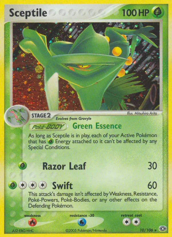 Sceptile, Emerald #010 / 106