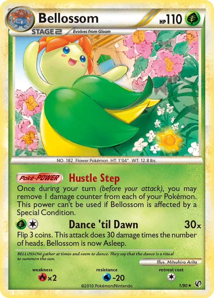 Bellossom, HS—Undaunted #001 / 90