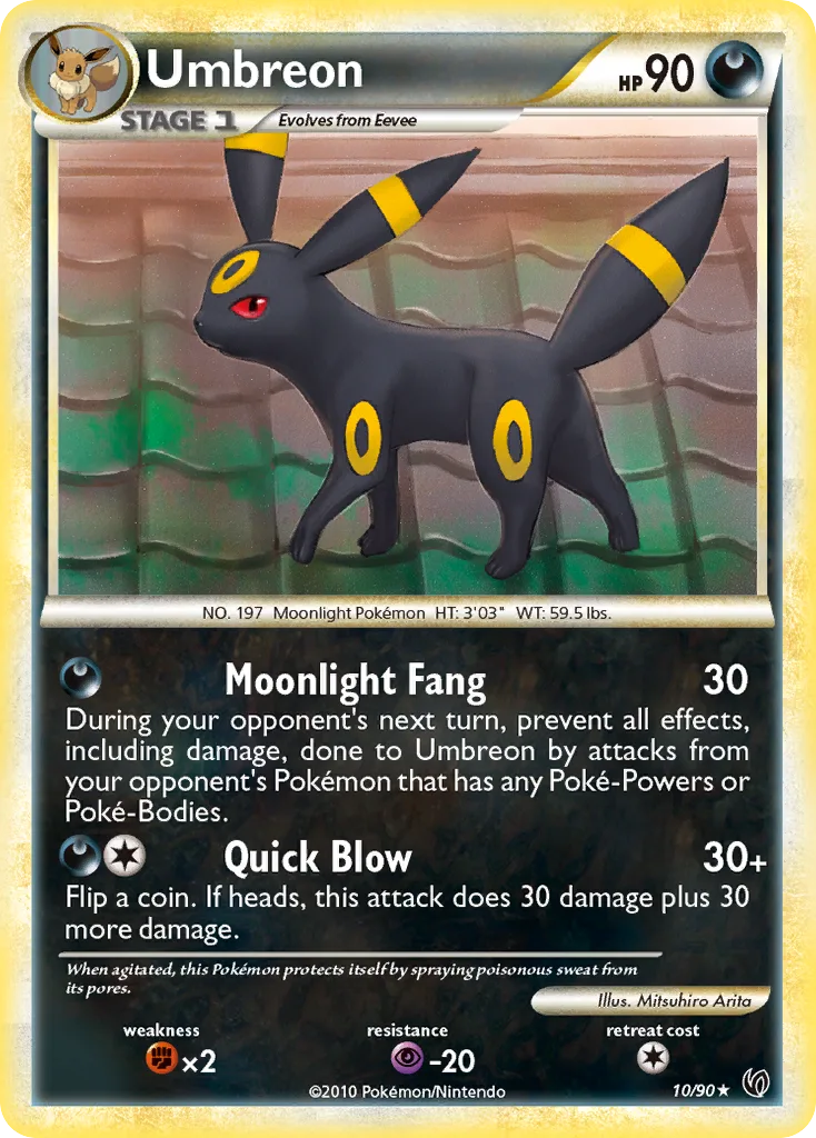 Umbreon, HS—Undaunted #010 / 90