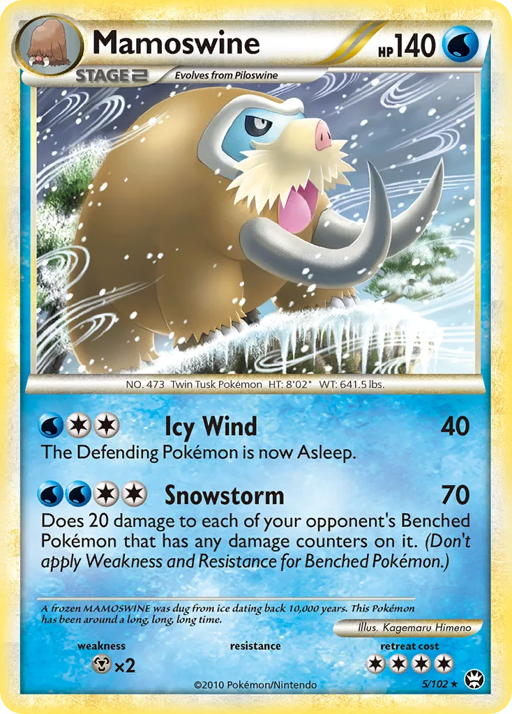 Mamoswine, HS—Triumphant #005 / 102