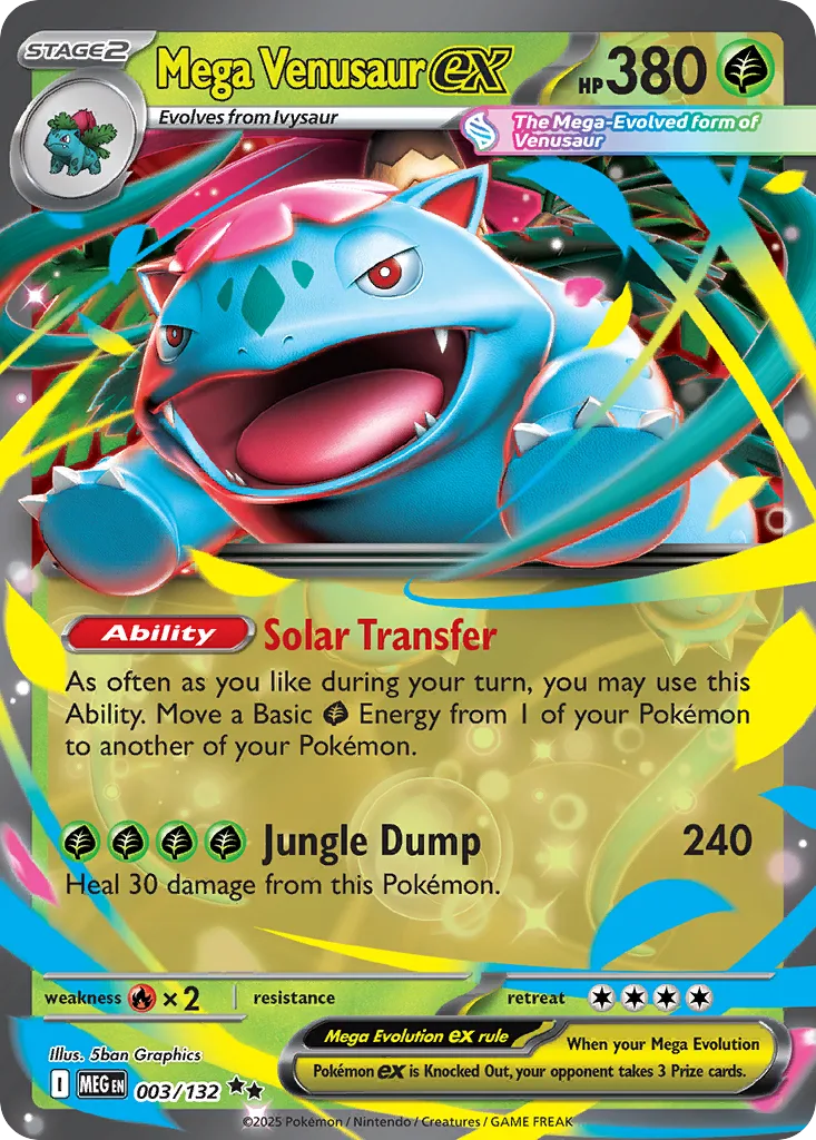 Mega Venusaur ex, Mega Evolution #003 / 132
