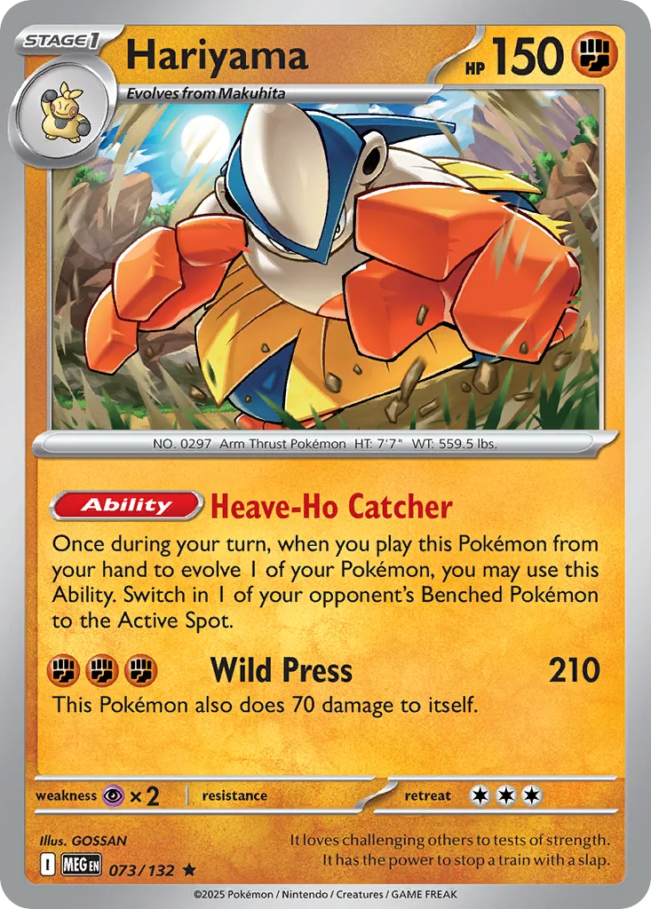 Hariyama, Mega Evolution #073 / 132