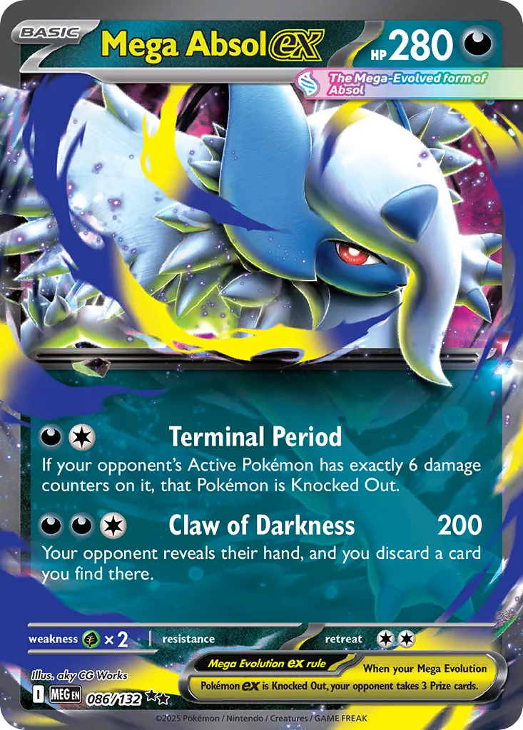 Mega Absol ex, Mega Evolution #086 / 132
