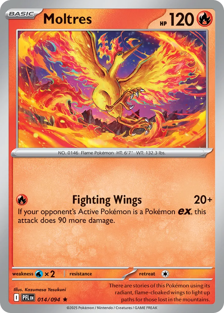 Moltres, Phantasmal Flames #014 / 94