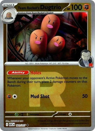 Team Rocket's Dugtrio