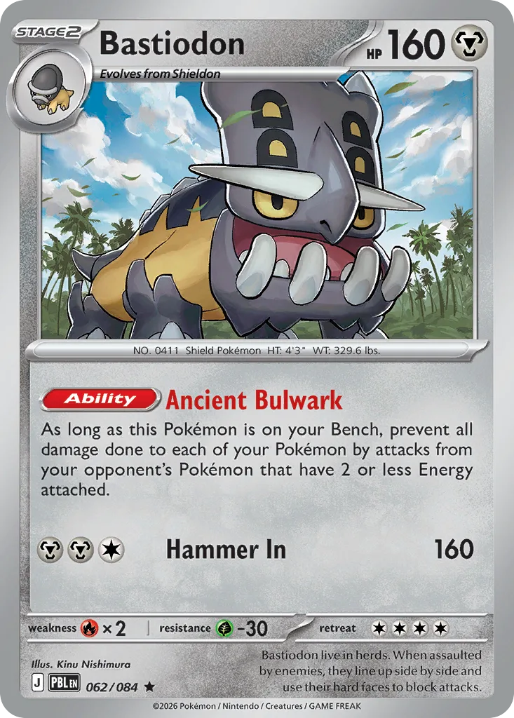 Bastiodon, Pitch Black #062 / 84