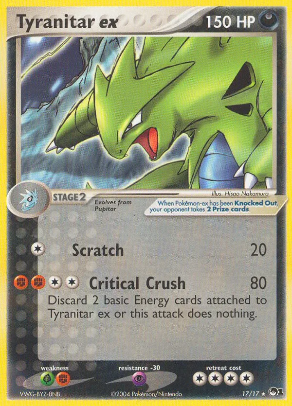 Tyranitar ex, POP Series 1 #017 / 17