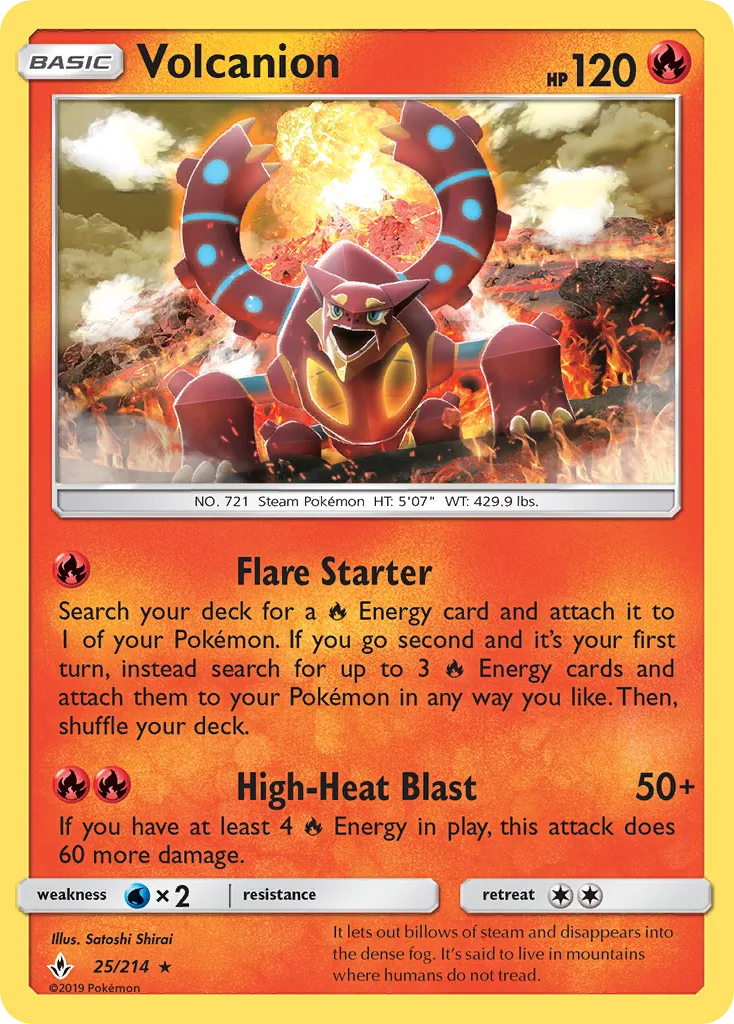 Volcanion, Unbroken Bonds #025 / 214