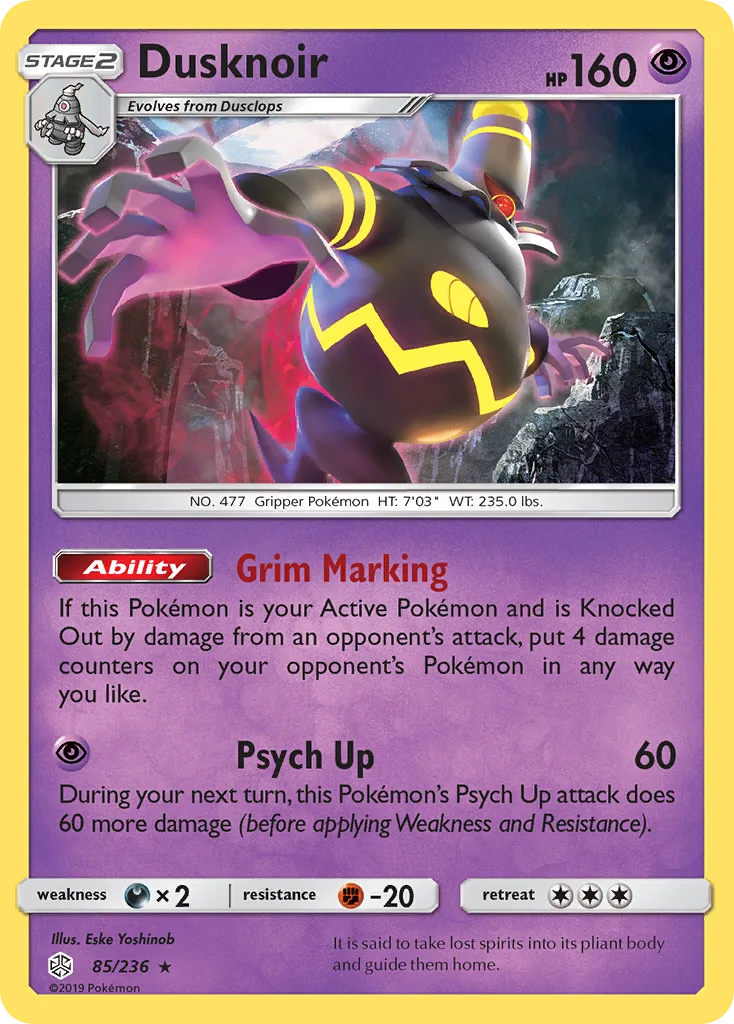 Dusknoir, Cosmic Eclipse #085 / 236