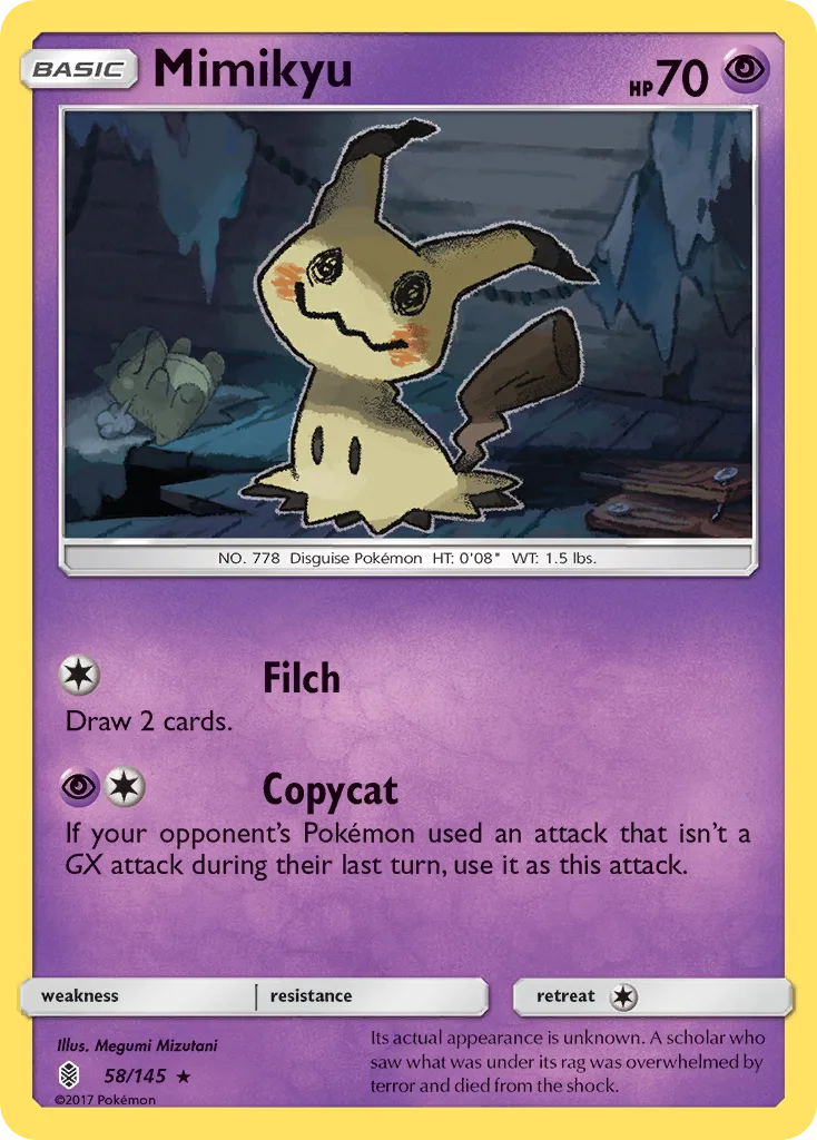 Mimikyu, Guardians Rising #058 / 145