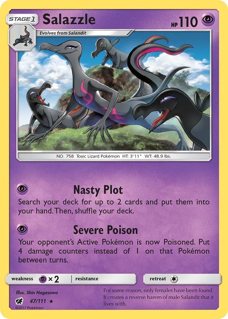 Salazzle, Crimson Invasion #047 / 111