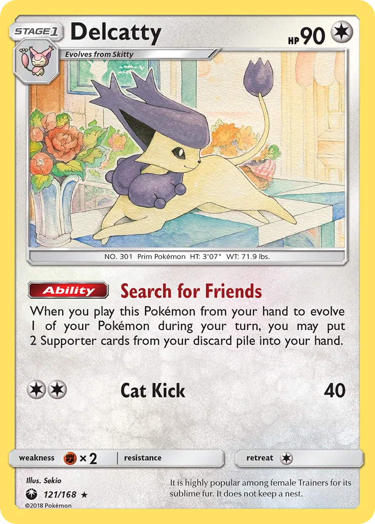 Delcatty, Celestial Storm #121 / 168