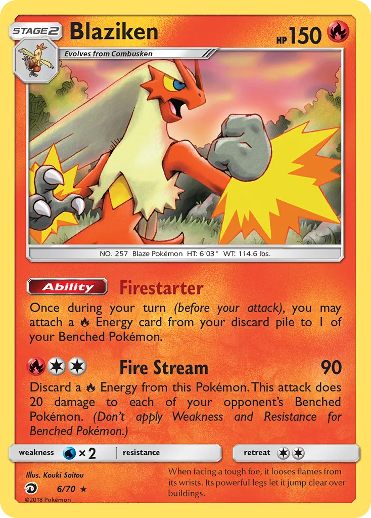 Blaziken, Dragon Majesty #006 / 70
