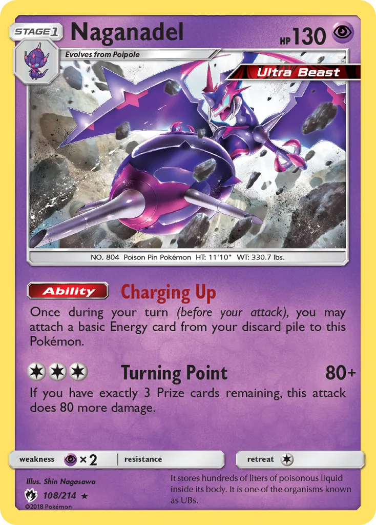 Naganadel, Lost Thunder #108 / 214