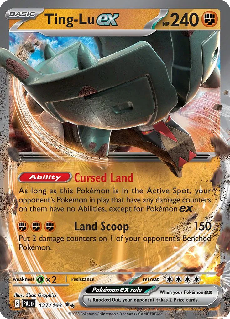 Ting-Lu ex, Paldea Evolved #127 / 193