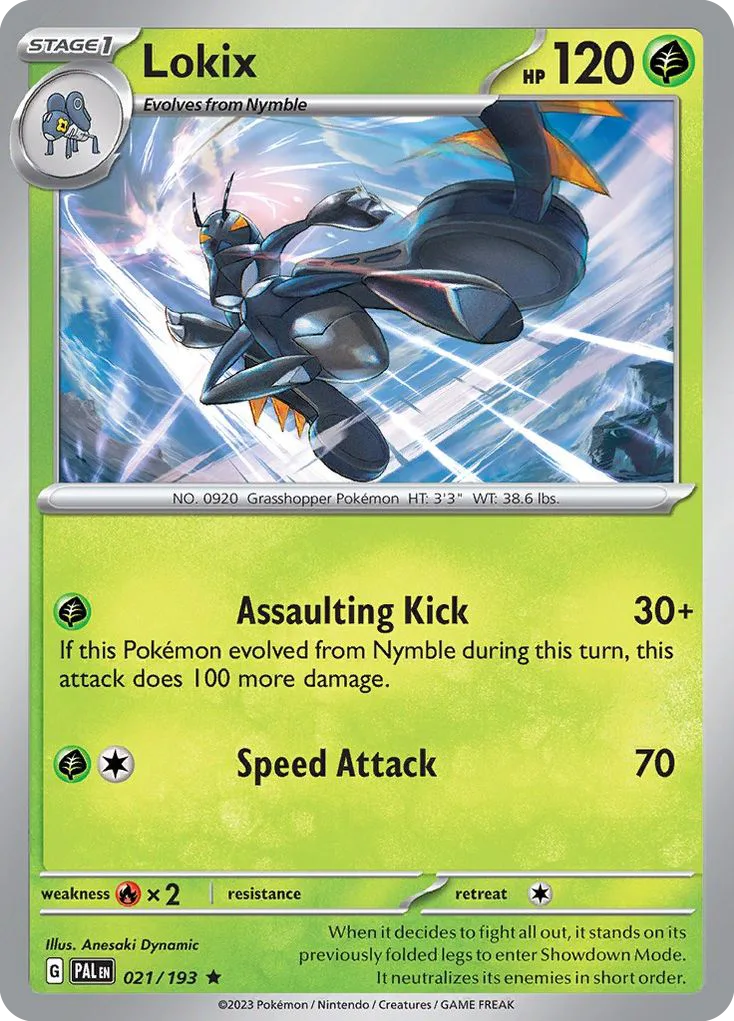 Lokix, Paldea Evolved #021 / 193