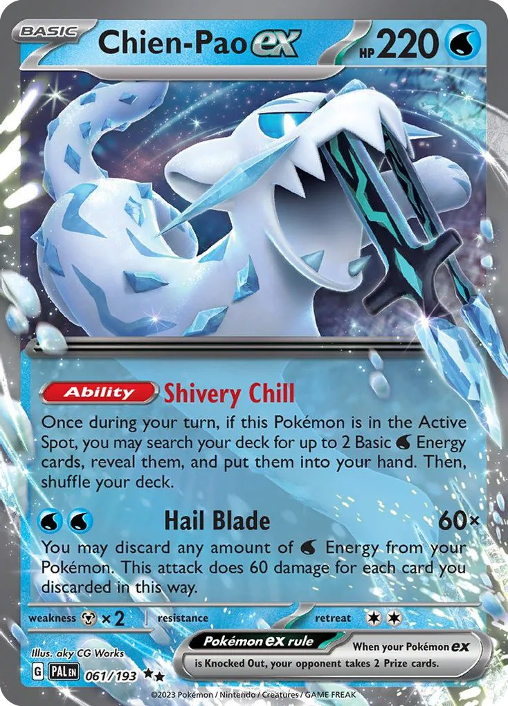 Chien-Pao ex, Paldea Evolved #061 / 193