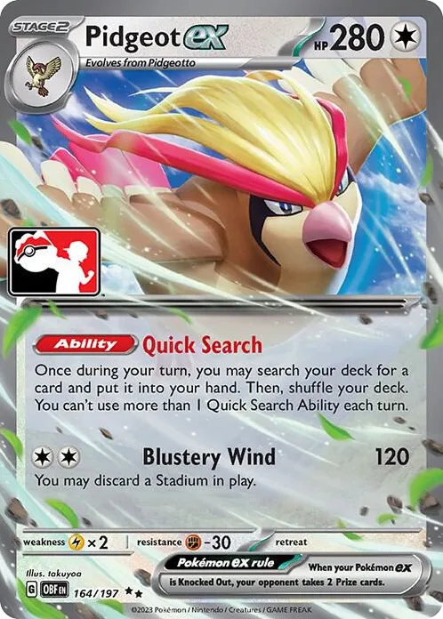 Pidgeot ex, Obsidian Flames #164 / 197