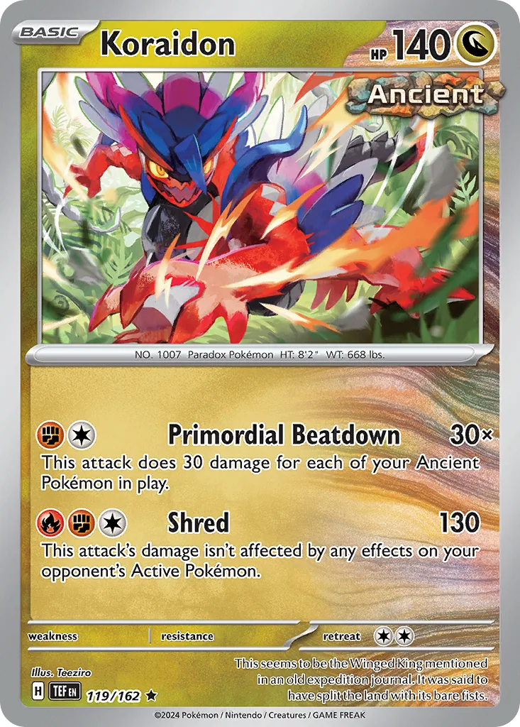 Koraidon, Temporal Forces #119 / 162