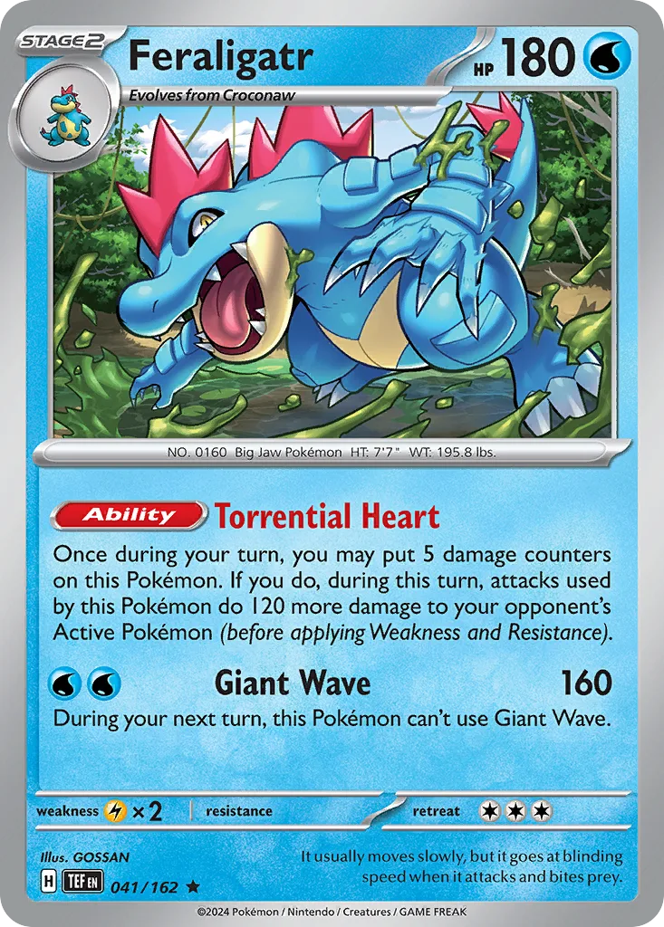 Feraligatr, Temporal Forces #041 / 162