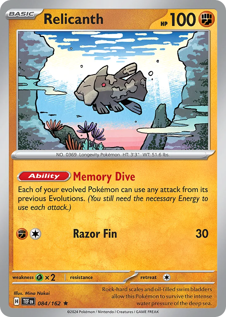 Relicanth, Temporal Forces #084 / 162