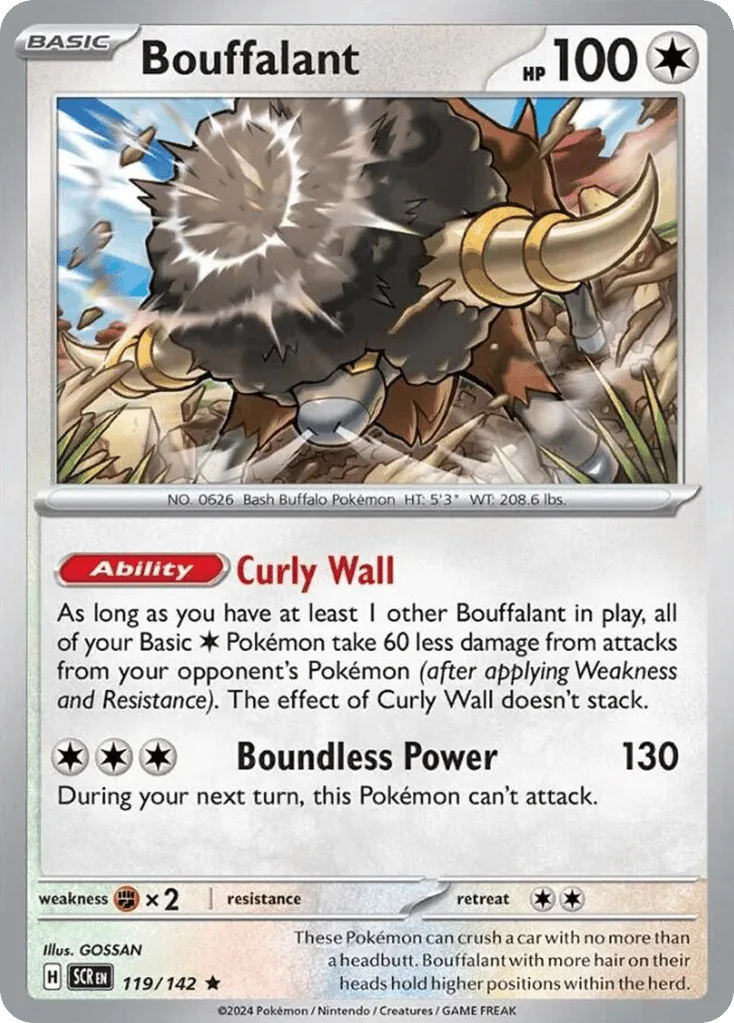 Bouffalant, Stellar Crown #119 / 142