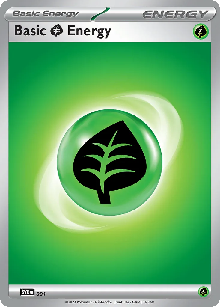 Basic Grass Energy, Scarlet & Violet Energies #001 / 24