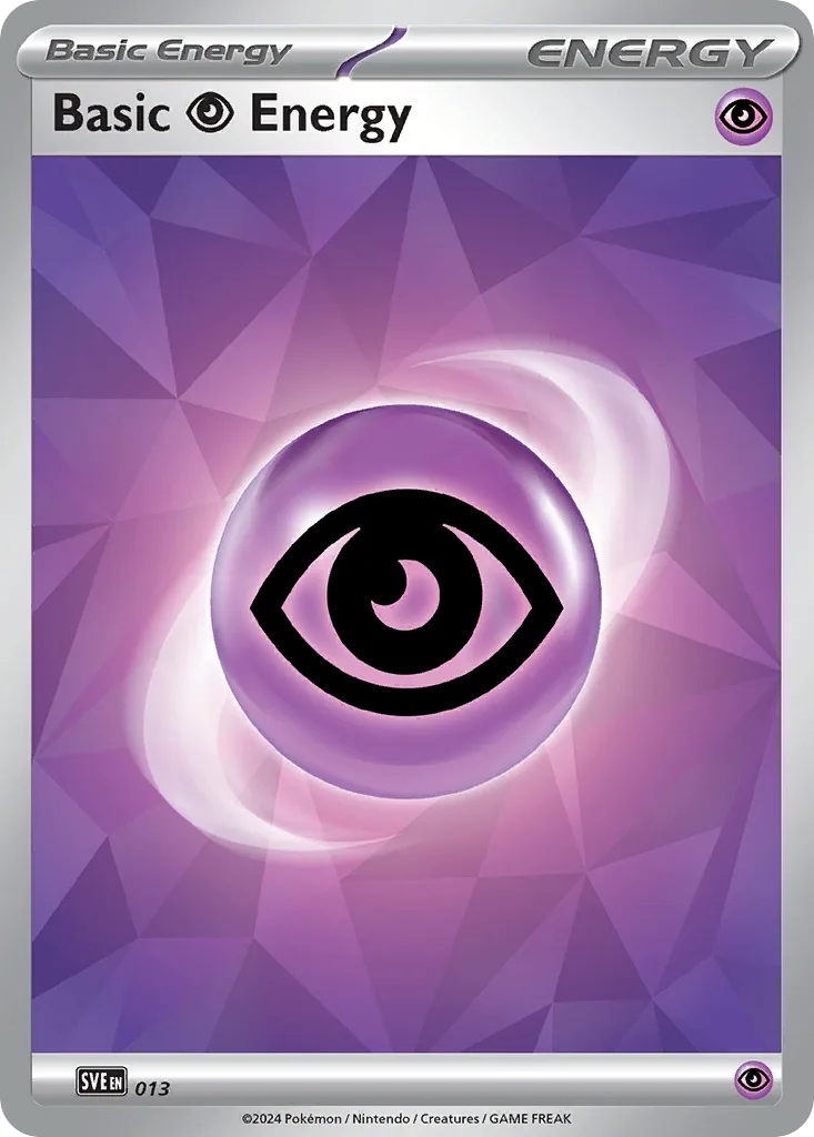 Basic Psychic Energy, Scarlet & Violet Energies #013 / 24