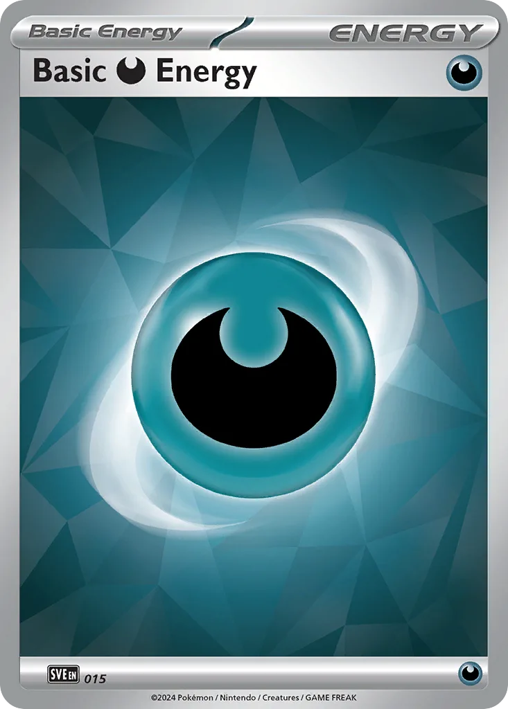 Basic Darkness Energy, Scarlet & Violet Energies #015 / 24