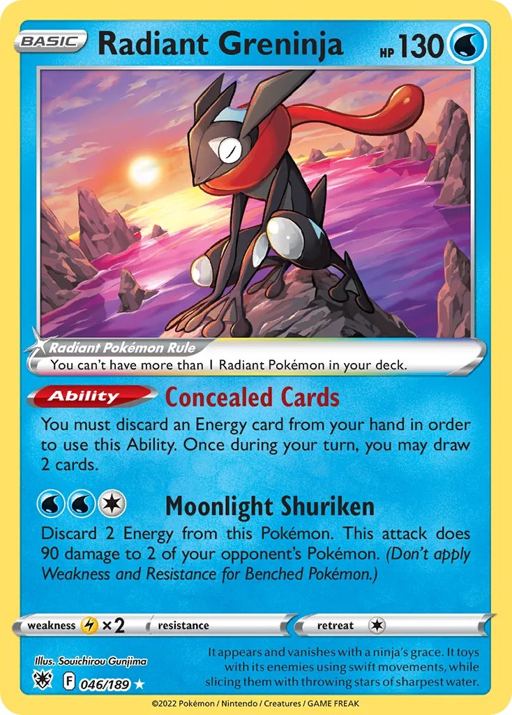 Radiant Greninja, Astral Radiance #046 / 189