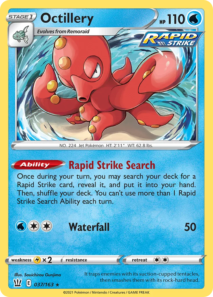 Octillery, Battle Styles #037 / 163