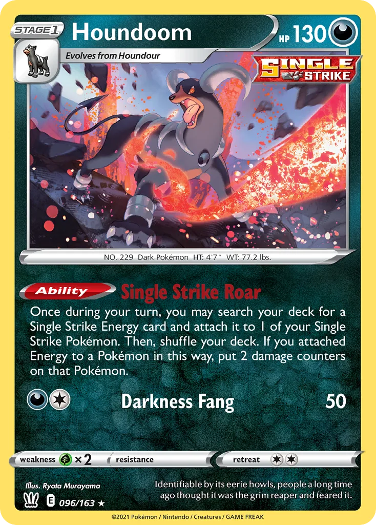 Houndoom, Battle Styles #096 / 163