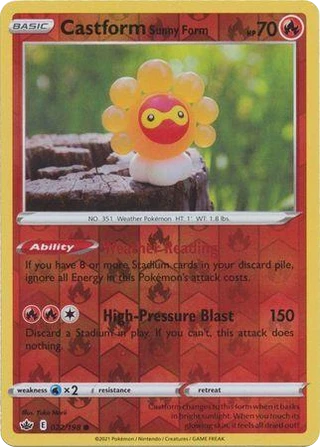 Castform Sunny Form