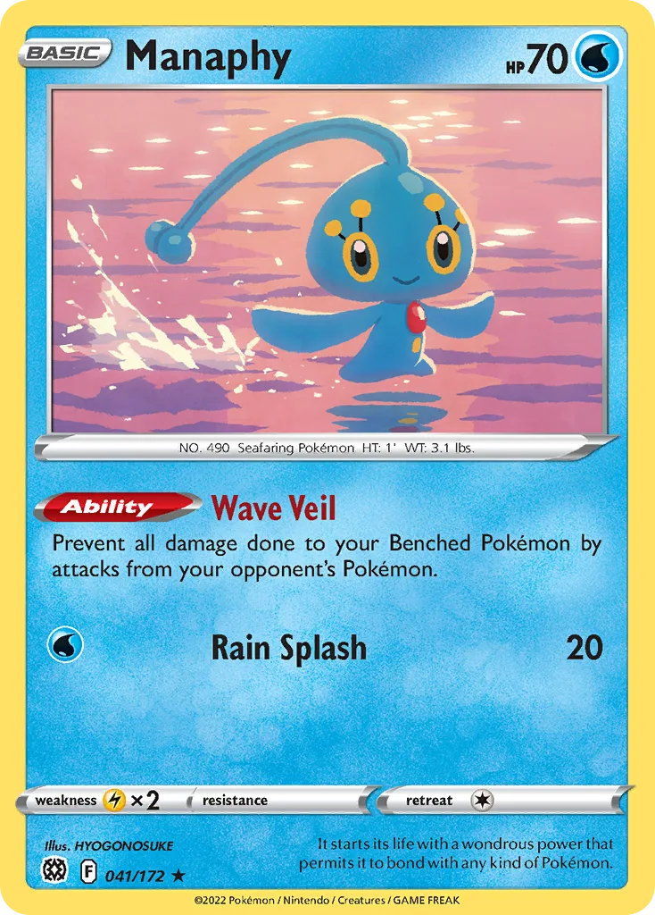 Manaphy, Brilliant Stars #041 / 172