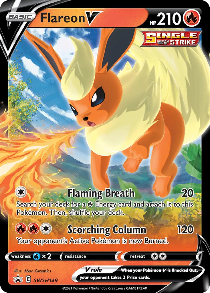 Flareon V, SWSH Black Star Promos #SWSH149 / SWSH307
